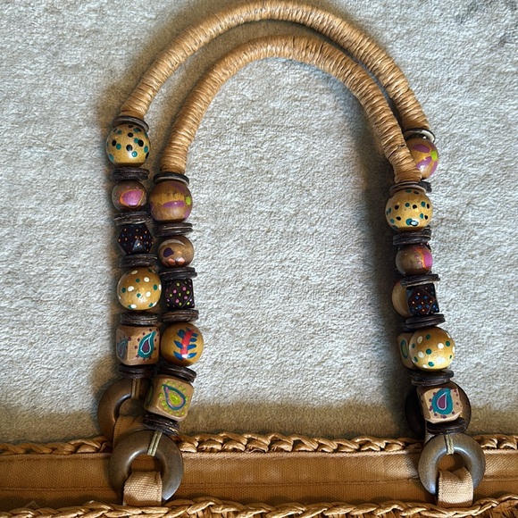 Braided Rattan bag - Picture 2 of 2